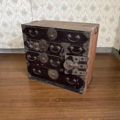 アンティーク】時代家具 木製 小箪笥 仙台箪笥 和簞笥 昭和