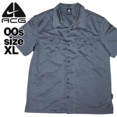 00s NIKE ACG オープンカラーシャツ グレー XL ナイキ レア 希少のサムネイル