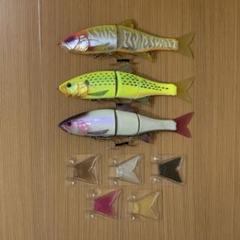 ジャッカル ダウズスイマー 180 SF 人気カラー 3点セット★スペアテール DOWZ SWIMMER 180SF / ダウズスイマー180SF - FRESH WATER バス