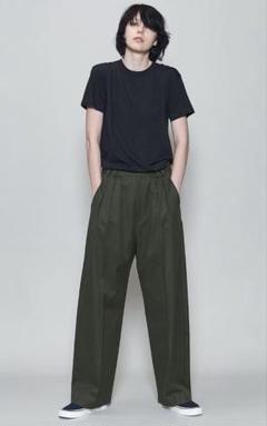 6(roku）TUCK PANTS ロク タックパンツ 38 オリーブ