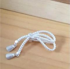 バレッタ タッセル rope ヘアアクセサリー 結婚式 七五三 普段使い 和風