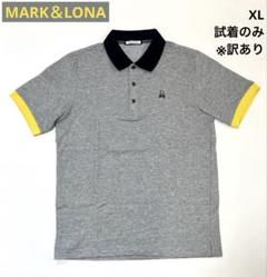 話題の行列 試着のみ】【訳あり】MARK＆LONA ポロシャツ グレー - メルカリ メンズウェア