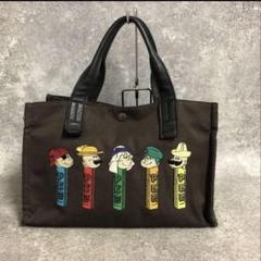 PEZ 刺繍バック 黒 PEZ 刺繍バック 黒 - メルカリ