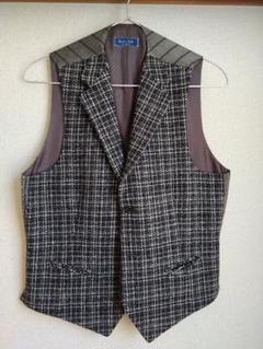 美品✨XXL ハリスツイード ウール パッチワーク ダウンベスト ヘリンボーン 楽天市場】ハリスツイード ベスト ジレ Harris Tweed ウール100