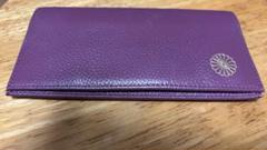 皇居　がま口　二つ折り財布　ピンクベージュ 中古】皇居 がま口 二つ折り財布 牛革 濃ピンク色 - メルカリ