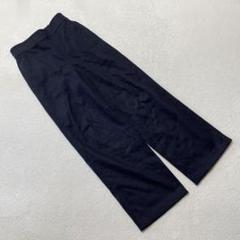 UNIQLO ワイドパンツ ブラック ハイウエストクロップド XS