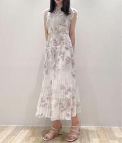 snidel プリントプリーツワンピース 00