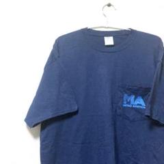 MA PORT&COMPANY　胸ポケット ネイビー　紺 XL Tシャツ　メンズ
