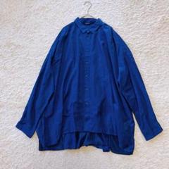 【美品】パドカレpas de calais★長袖ブラウス pas de calais - パドカレ ブラウス（長袖） 36／花柄プリントの