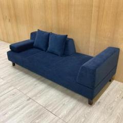 【MEGUMI】FLANNELSOFA PENTA900　ネイビー ロータイプソファのシンプルデザインソファ - PENTA 900 Chair
