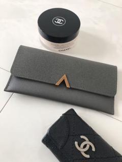 『新品♪人気商品』レディース 長財布 グレー