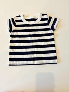 【未使用　無印良品】ボーダーTシャツ 70サイズ ベビー用 美品