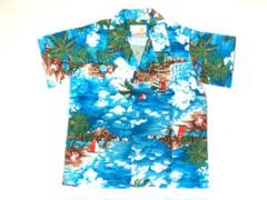 ①MANGO OKINAWA ORIGINAL キッズアロハシャツ130