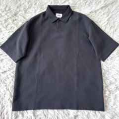 DAISUKE OBANA 半袖ポロシャツ　ネイビー　黒　L ダイスケオバナ D.O UNITED ARROWS BY DAISUKE OBANA＞Ⅰ D/SSL PL SHIRT