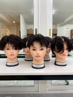 美容師国家試験カットウィッグ 16体セット お値下げしました 美容師国家試験 カットウィッグ 実技試験 本番