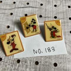 ミッキーマウス クロームピンバッジ 6個セット ミッキーマウス クロームピンバッジ 6個セット