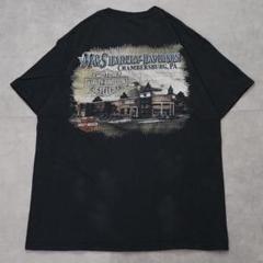 ハーレーダビッドソン ヘインズ Tシャツ バイク 古着 L 黒 14398