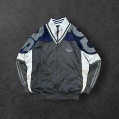 全国送料無料ギフト 80s OLDadidas ジップアップトラックジャケットレイヤーグレー トップス