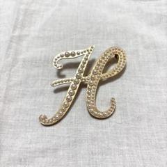 【美品】 TIFFANY&Co. ブローチ　イニシャル　K 037 Tiffany & Co. - ティファニー ブローチ レター イニシャル K