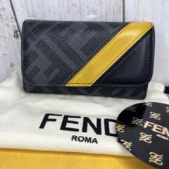 FENDI ズッカ ズッキーノ キーケース キーホルダー PVC レザー
