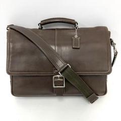大人気☆COACH☆コーチ☆ビジネスバッグ☆2way☆ブリーフ☆レザー☆ブラウン