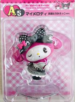 ハッピーくじマイメロディ コスチュームフィギュア 4体セット 未開封／ダンボール配送】Happyくじ My Melody ＆ Kuromi A賞 3