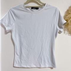 ホワイト 半袖 Tシャツ シンプル M