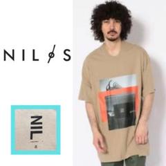 ✨Nilos✨ニルズ　グラフィックTシャツ　オーバサイズ　ベージュ