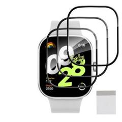 Redmi Watch 4 液晶保護フィルム 指紋防止·自動吸着·3D曲面