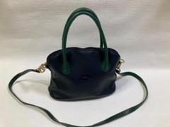 LONGCHAMP ダークグリーン ショルダーバッグ