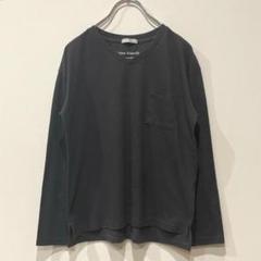ロンT グラシア　アクセ付カットソー M 濃紺 バルーンスリーブ　長袖