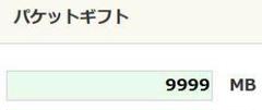 mineo マイネオ パケットギフトコード 9999MB