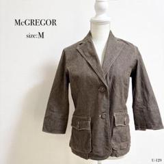 ☆美品☆ McGREGOR デニム ジャケット ブラウン Mサイズ テーラード