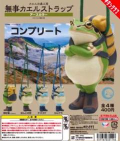 カエルの森工房 無事カエル　ストラップ　アースカラー コンプリート