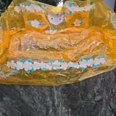 「レア商品」　ハローキティ　ビーチパラソル　美品 2025年最新】HELLO KITTY ビーチパラソルの人気アイテム - メルカリ