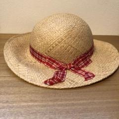 美品　ピンクハウス　帽子　ハット セール】 さくらんぼコサージュ付き麦わら帽子 （ハット）｜PINK