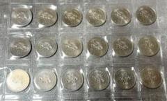 アジア大会 記念硬貨　18枚セット　アジア大会デザイン コイン　硬貨　金貨　銀 2025年最新】アジア大会 500円の人気アイテム - メルカリ
