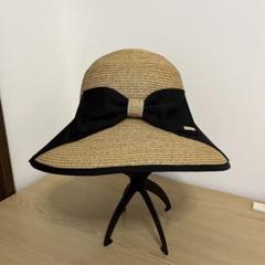 芦屋ロサブランリボン付き麦わら帽子 リボンハット つば13cm （つば裏遮光） | 芦屋ロサブラン