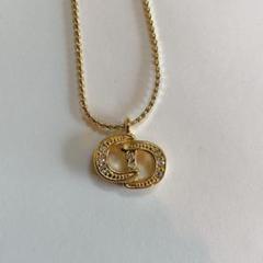 クリスチャンディオール(Christian Dior) CD ロゴ　ネックレス