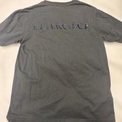 BALENCIAGA バレンシアガ ロゴ刺繍Tシャツ ダークグレー