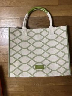 ボンマルシェ】エスカレーター柄バッグ2コセット グリーン