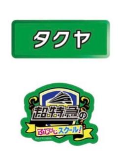超特急【タクヤ】ふじびじスクール！名札バッジステッカーセット