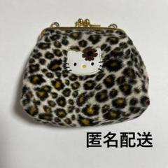 vivitix キティ　ヒョウ柄　がま口　サイフ　ポーチ vivitix キティ ヒョウ柄 がま口 サイフ ポーチ - メルカリ