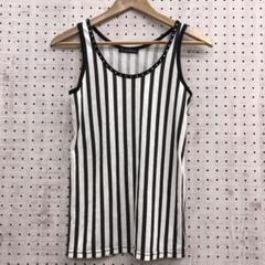 平成 ロックギャル Y2K 古着 キラキラ ストライプ タンクトップ