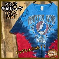 グレイトフル・デッド バンド Tシャツ タイダイ ロゴ 2XL USA古着 半袖