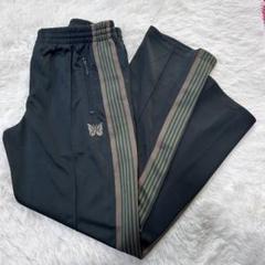 needles ニードルズ　トラックパンツ　グリーンM ストレート 品質のいい needles トラックパンツ グリーン パンツ - パンツ