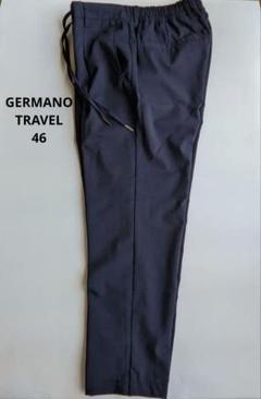 GERMANO TRAVEL スラックス ネイビー 46 春夏 アンクル丈
