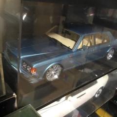 1/18 ベントレーターボ 1/18 Diecast Bentley Turbo R Blue GT Spirit Scale Model Car