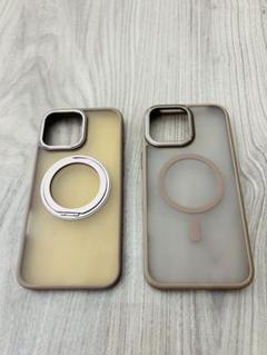 iPhone用マグセーフ透明ケース ベージュ