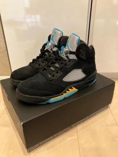 シューズ(男性用) NIKE AIR JORDAN 5 RETRO DD0587-047 27.5 NIKE - NIKE ナイキ AIR JORDAN 5 RETRO AQUA DD0587 047 エア